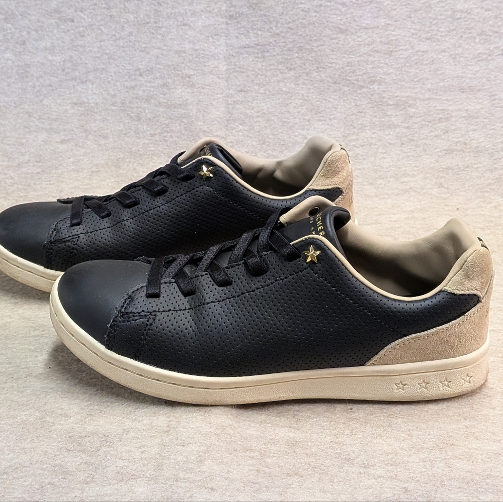 Skecher Street Shoes Casual Comfort Women’s Los Angeles RiseFit Black Size 7.5